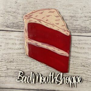 *Red Velvet Cake Original Encaustic Beeswax Painting